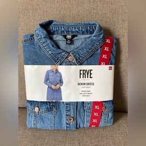 FRYE Denim Shirt Dress